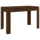 vidaXL Spisebord brun eik 120x60x76 cm konstruert tre