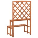 vidaXL Plantestativ med espalier 70x42x115 cm heltre gran