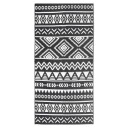 vidaXL Uteteppe svart 80x150 cm PP