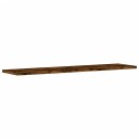  Vegghyller 4 stk røkt eik 80x20x1,5 cm konstruert tre 8721012209435