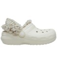 Crocs Sandaler - Classic+ Fleece Foret tresko K - Summit White - Crocs - 29/30 - Sandals Beige Hvit