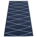 Pappelina Max matte 70x160 cm darkblue / vanilla