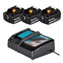 Makita DLX6038T 18V Verktøypakke med 6 Verktøy og 3 Batterier