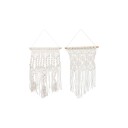 Sett med 2 Macramé veggtepper