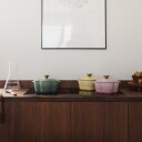 Seasons Spring Collection Støpejernsgryte Blomst 1.9L 30cm Gul