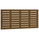 vidaXL Veggmontert hodegavl honningbrun 126x3x63 cm heltre furu