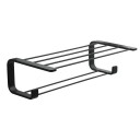 Hefe Outline hylle, 50 x 26 cm, matt sort