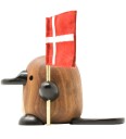 FableWood Perry Nebbdyr Trefigur 8 cm i Ask/Valnøtt