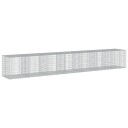 Gabionkurv med deksel 700x100x100 cm galvanisert jern