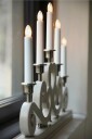 Markslöjd   Lysestake Eneby 5L   Beige