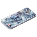 Marmormønster IMD-modell iPhone 7/8/SE (2020)/SE (2022) TPU-deksel Grå