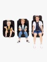 Kinderkraft Bilbarnesete Safety Fix 2 i-Size 76 til 150 cm 8 kg svart