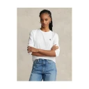 Polo Ralph Lauren 40/1 Cotton Jersey Knt T Shirt   White   L