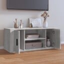 vidaXL TV-benk grå sonoma 100x35x40 cm konstruert tre 8720287226901