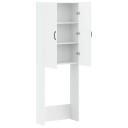 vidaXL Toalett skap UTRECHT Hvit 66 x 25,5 x 190 cm Konstruert tre