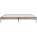  Sengeramme grå sonoma 200x200 cm konstruert tre og metall 8721012985254