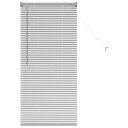  Vindu Persienne med gardiner Manual sølv Aluminium