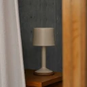 Houe Bærbar solcellelampe Luu Beige