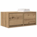 TV benker 2 stk artisan eik 60x31x25,5 cm konstruert tre