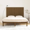 vidaXL Veggmontert hodegavl honningbrun 166x3x110 cm heltre furu