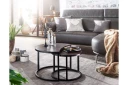 Willowdale Settbord 60 cm Rundt - Teak/Svart