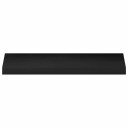 vidaXL Trappetrinn 16 stk. 80 x 25 x 2 cm Svart Massiv bøketre