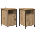  Nattbordskap 2 pcs Artisan Eik 40 x 42 x 60 cm Konstruert tre