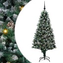  Kunstig juletre med 300 LED grønn 180 cm PVC og Stål og Plast