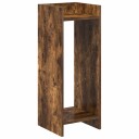 vidaXL Planteholder Røkt Eik 30 x 30 x 80 cm Konstruert tre