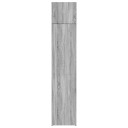  Smalt oppbevaringsskap grå sonoma 45x42,5x225 cm konstruert tre