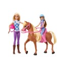 Barbie Lekesett – 6 Deler – Sisters Riding Lesson Med Barbie Og Stacie