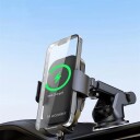 Wozinsky Wumid Telefonholder Med 15W Induktiv Lader For Bildashbord - Svart