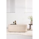 Potenza puff med lagring offwhite.