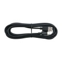 ELETRA USB-A M - USB-C M 3M KABEL, SVART