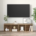  TV benksett 2 pcs Artisan Eik Konstruert tre