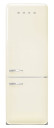 Smeg  FAB38RCR5 kjøleskap / fryser, creme