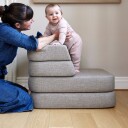 by KlipKlap 3 Fold Sofa Single Sand