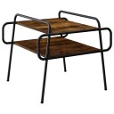 vidaXL Kaffebord Røkt Eik 50 x 50 x 51 cm Konstruert tre