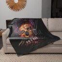 Rocksax HIM Corpus Sherpa Fleece Throw 50 in x 60 in 78899414