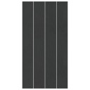  Rektangulært bassengtrekk Svart 820 x 420 cm Plast