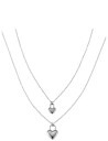 BY JOLIMA Heart Locker Necklace Silver One Size 45 cm