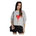 Zadig & Voltaire Oscar Pmo Flowing Heart   Grey   XS