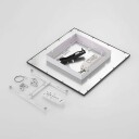 Lindby Nelios LED-taklampe, CCT 40 x 40 cm