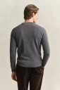 Gant Superfine Lambswool C Neck   CHARCOAL MELANGE   3XL