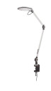 Lindby Nyxaris LED-klemmelampe, CCT, sølv