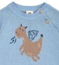 Müsli Genser   Strikk   Soft Blue   Müsli   2 år (92)   Genser Blå Brun Lyseblå