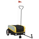  Sykkelvogn svart og gul 30 kg jern