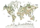 Animal World Map Plakat Plakat / 100x150cm