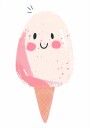 Happy Ice Cream Plakat Plakat / 30x40cm