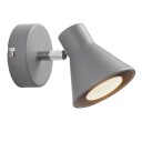 NORDLUX EIK VEGGLAMPE GU10, GRÅ